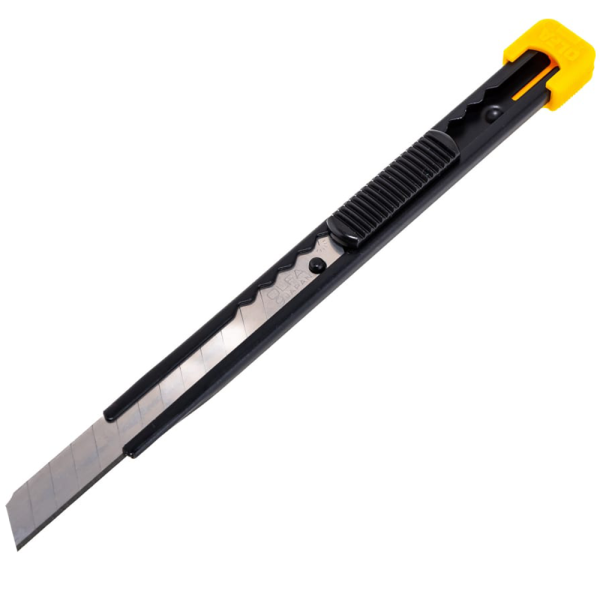Канцелярский металлический нож с отрывным резаком S 9 мм Olfa
